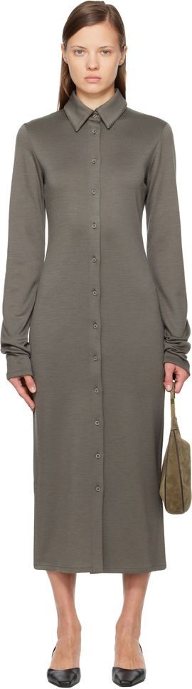 Rier Rier Gray Polar Midi Dress