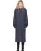 Rier Rier Gray Pop Flowers Top Midi Dress - 1
