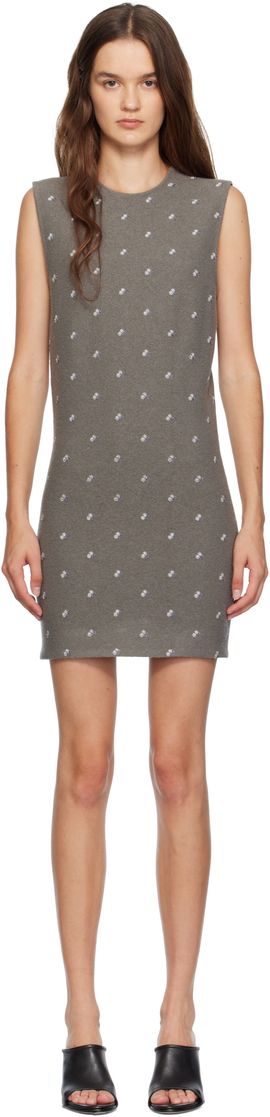 Rier Rier Gray Walker Minidress