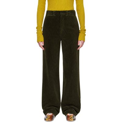 Rier Rier Green Corduroy Trousers