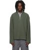 Rier Rier Green Fleece Athletic Sweater - 1