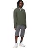 Rier Rier Green Fleece Athletic Sweater - 4