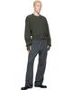 Rier Rier Green Roundneck Zip Utility Sweater - 4