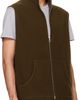 Rier Rier Khaki Fleece Full Zip Vest - 2