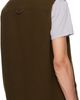 Rier Rier Khaki Fleece Full Zip Vest - 3