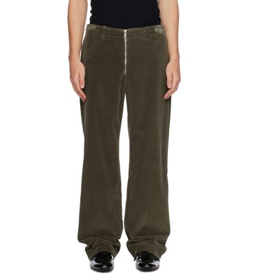 Rier Rier Khaki Tyrolean Corduroy Trousers