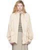 Rier Rier Off-White Cotton Field Jacket - 1