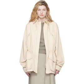 Rier Rier Off-White Cotton Field Jacket