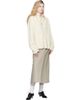 Rier Rier Off-White Fleece Full Zip Jacket - 4