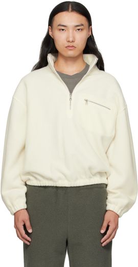 Rier Rier Off-White Fleece Sweater