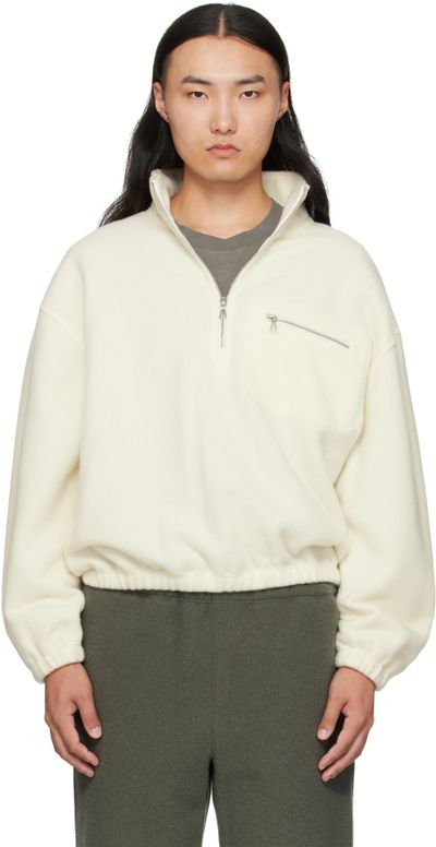 Rier Rier Off-White Fleece Sweater