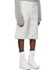 Rier Rier Off-White Gabardine Utility Shorts - 2