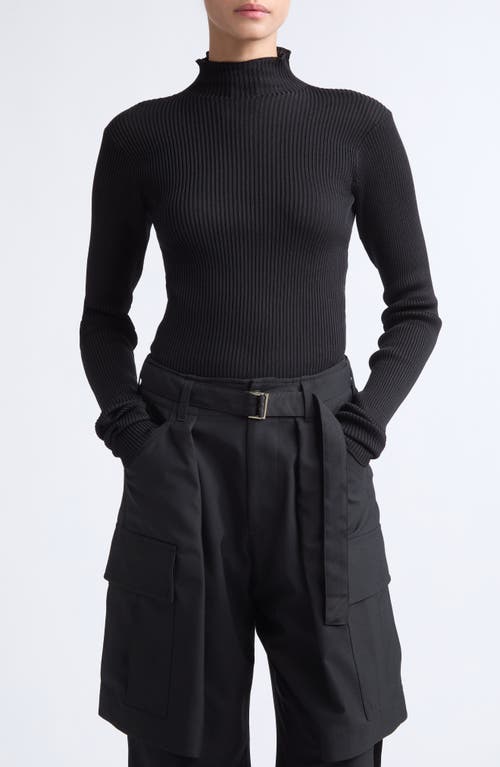 Rier - Black Roundneck Utility Sweater