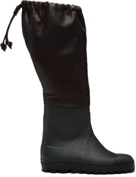 Rier Rier SSENSE Exclusive Brown Farmer Rain Boots