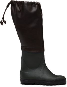 Rier Rier SSENSE Exclusive Brown Farmer Rain Tall Boots