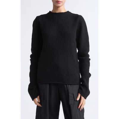 RIER RIER Wool Bouclé Roundneck Sweater
