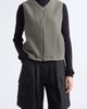 RIER RIER Wool Fleece Zip Vest - 1