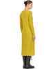 Rier Rier Yellow Walker Slip Midi Dress - 3