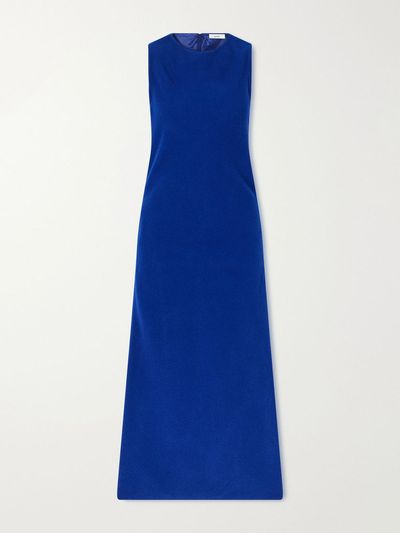 RIER Wool-fleece midi dress