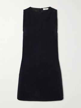 RIER Wool-fleece mini dress