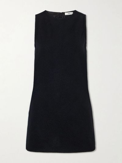 RIER Wool-fleece mini dress