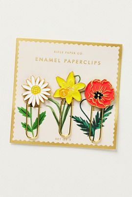 Rifle Paper Co. Garden Study Enamel Paper Clip Set