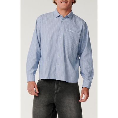 Rip Curl Rip Curl Archive Stripe Cotton Button-Up Shirt