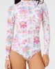Rip Curl Rip Curl Half Moon Bay Long Sleeve One-Piece Rashguard Swimsuit - 1