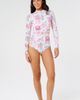 Rip Curl Rip Curl Half Moon Bay Long Sleeve One-Piece Rashguard Swimsuit - 3
