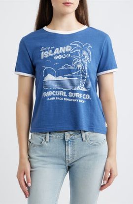 Rip Curl Rip Curl Island Time Slub Graphic T-Shirt