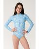 Rip Curl Rip Curl Kids' Pacific Coast Long Sleeve One-Piece Rashguard Swimsuit - 1