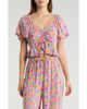 Rip Curl Rip Curl Malibu Cove Short Sleeve Peplum Crop Top - 1