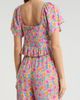 Rip Curl Rip Curl Malibu Cove Short Sleeve Peplum Crop Top - 2