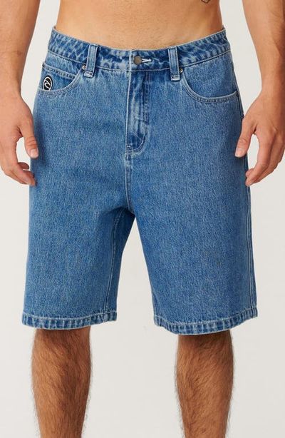 Rip Curl Rip Curl Nu Dose Denim Baggy Fit Carpenter Shorts