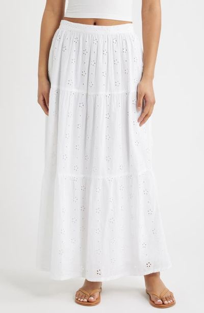 Rip Curl Rip Curl Oasis Broderie Tiered Maxi Skirt