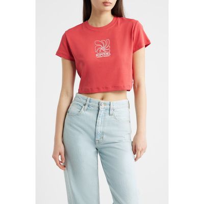 Rip Curl Rip Curl Pacific Coast Embroidered Baby Tee 