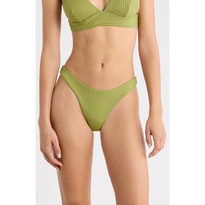 Rip Curl Rip Curl Premium Surf High Leg Rib Bikini Bottoms