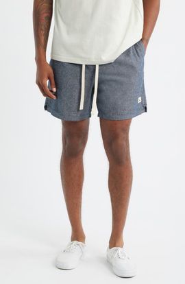 Rip Curl Rip Curl Rico Volley Linen & Cotton Drawstring Shorts
