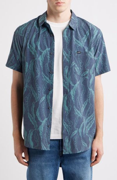Rip Curl Rip Curl Sessions Aerotech Short Sleeve Performance Button-Up Shirt
