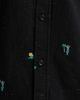 Rip Curl Rip Curl Skelly Breach Tropical Print Short Sleeve Cotton Chambray Button-Down Shirt - 5