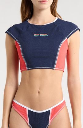 Rip Curl Rip Curl Surf Tide Short Sleeve Crop Rashguard