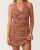 Rip Curl Rip Curl Swell Stripe Terry Halter Minidress - 1