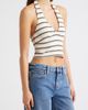 Rip Curl Rip Curl Topanga Canyon Rib Stripe Halter Crop Top - 3