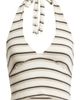 Rip Curl Rip Curl Topanga Canyon Rib Stripe Halter Crop Top - 5