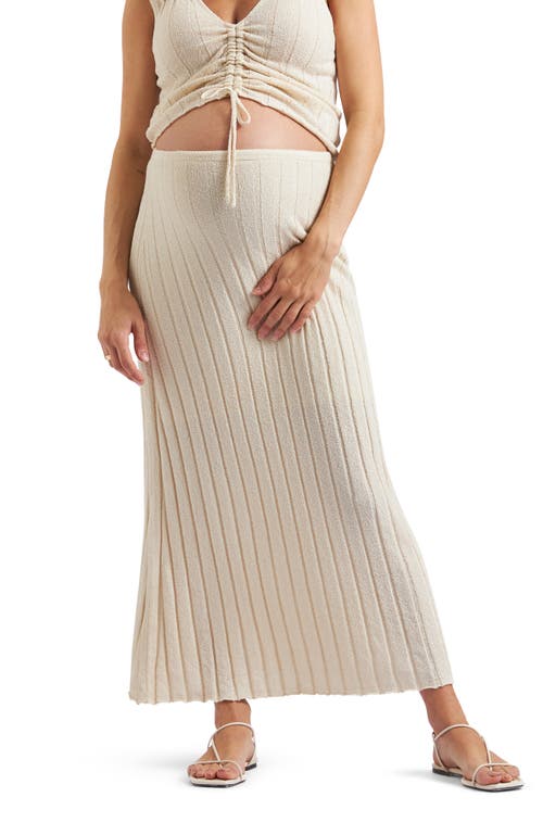 Ripe Maternity Ripe Maternity Charli Rib Knit Skirt