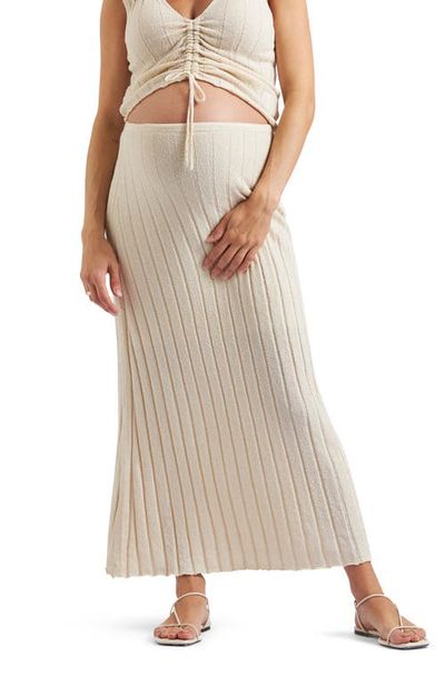 Ripe Maternity Ripe Maternity Charli Rib Knit Skirt