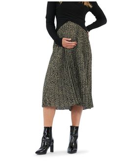 Ripe Maternity Ripe Maternity Cleo Pleat Midi Skirt
