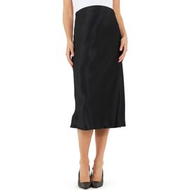 Ripe Maternity Ripe Maternity Crystal Satin Midi Maternity Skirt