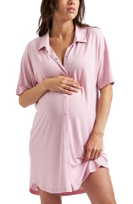 Ripe Maternity Ripe Maternity Dreamy Button Down Maternity Sleep Shirt