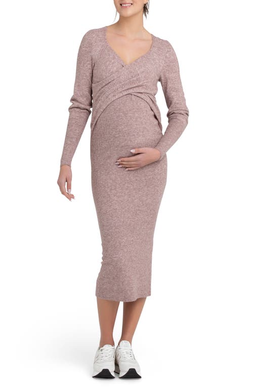 Ripe Maternity Ripe Maternity Heidi Long Sleeve Maternity/Nursing Dress